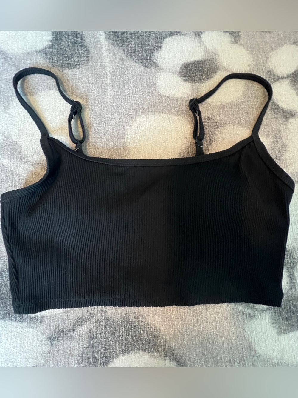 AERIE Swim Top Ribbed Medium NWT